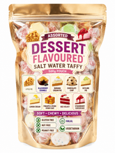 Load image into Gallery viewer, Assorted dessert mix salt water taffy 500g bag