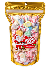 Load image into Gallery viewer, Assorted salt water taffy 500g Christmas gift pouch
