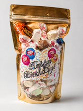 Load image into Gallery viewer, Assorted salt water taffy "Happy birthday" 500g pouch