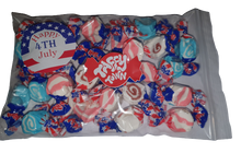 Load image into Gallery viewer, Stars & stripes salt water taffy July 4th 200g bag
