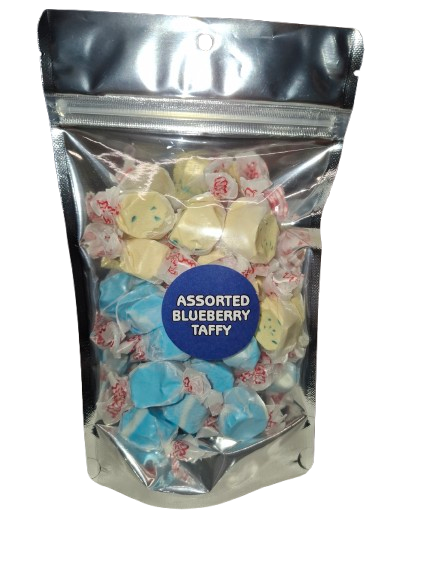 Assorted Blueberry salt water taffy 200g pouch