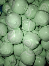 Load image into Gallery viewer, Freeze dried key lime salt water taffy Before and after

