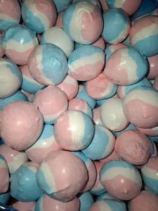 Freeze dried Rocket pop salt water taffy Before and After