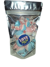 Load image into Gallery viewer, Freeze dried Rocket pop salt water taffy Before and After
