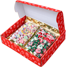 Load image into Gallery viewer, Assorted salt water taffy combo Christmas box
