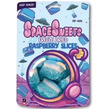Load image into Gallery viewer, Freeze dried sour  blue Raspberry slices
