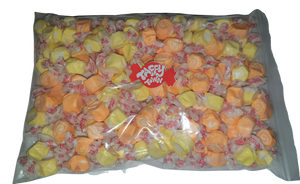 Assorted Orange & lemon cream salt water taffy 1kg bag