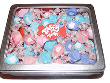 Load image into Gallery viewer, Assorted berries and cream salt water taffy gift tin
