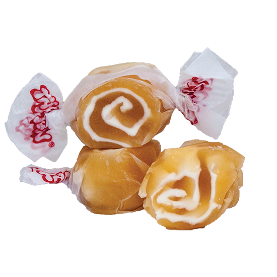 Caramel swirl salt water taffy 500g bag