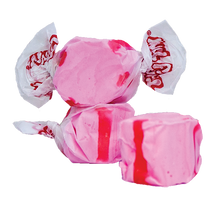 Load image into Gallery viewer, Assorted Cherry salt water taffy jar

