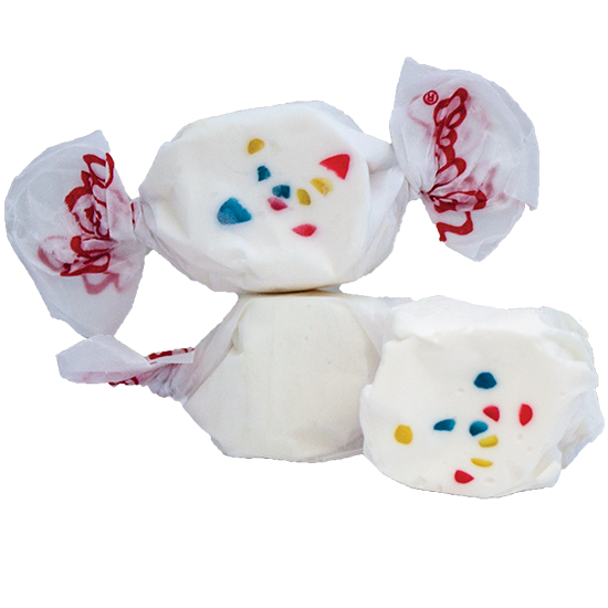 Frosted cupcake salt water taffy