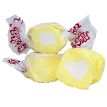 Load image into Gallery viewer, Assorted lemon and orange salt water taffy gift jar
