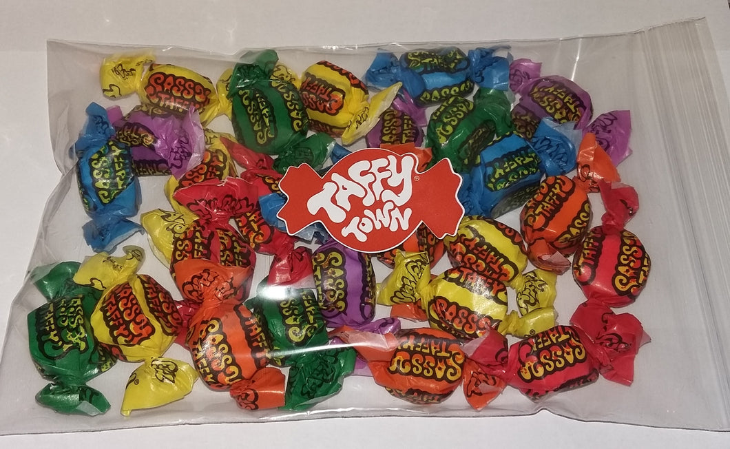 Assorted sassy salt water taffy 200g bag