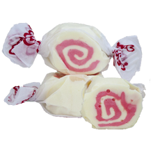 Load image into Gallery viewer, Assorted strawberry salt water taffy gift tin
