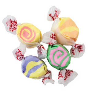 Assorted lemonade salt water taffy gift jar