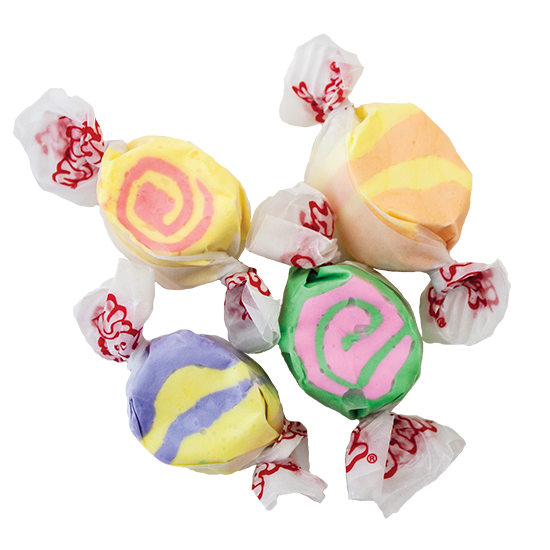 Assorted lemonade salt water taffy gift jar