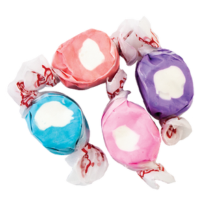 Assorted berries & cream salt water taffy 200g bag