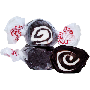 Black licorice salt water taffy 200g bag