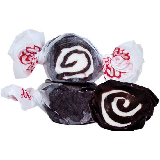 Black licorice salt water taffy 200g bag