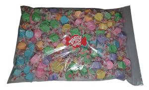 Assorted fruit flavoured mix salt water taffy 1kg bag
